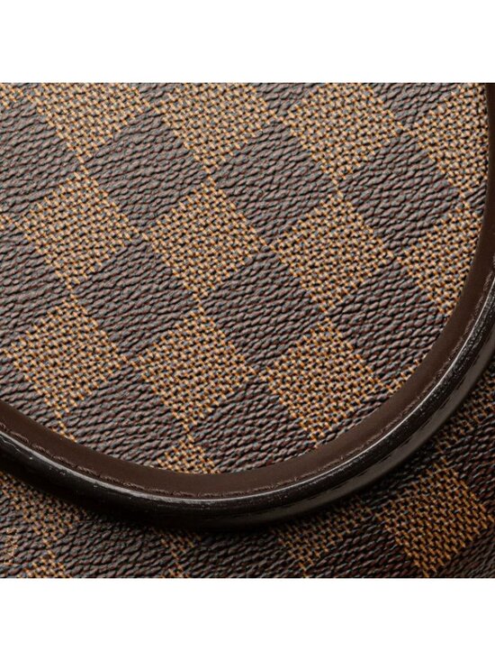 Louis Vuitton Damier Rivera MM Handbag Mini Boston Bag Ebene Brown - Picture 4 of 10